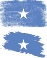 somalia flagga i grunge stil vektor