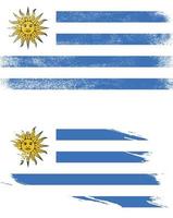 Uruguay-Flagge im Grunge-Stil vektor