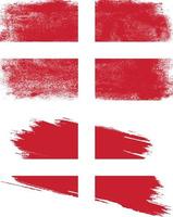 Souveräner Militärorden von Malta Flagge im Grunge-Stil vektor