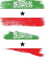 Somaliland-Flagge im Grunge-Stil vektor