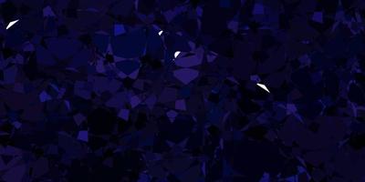dunkelvioletter Vektorhintergrund mit Dreiecken, Linien. vektor