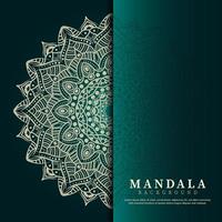 elegantes ethnisches Mandala-Hintergrunddesign vektor