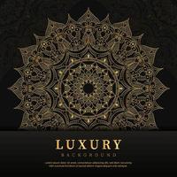 elegantes goldenes luxus-mandala-hintergrunddesign
