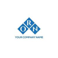 orn brev logotyp design på vit bakgrund. orn kreativa initialer brev logotyp koncept. orn bokstav design. vektor