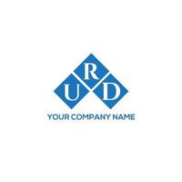 rud brev logotyp design på vit bakgrund. rud kreativa initialer brev logotyp koncept. rud bokstavsdesign. vektor