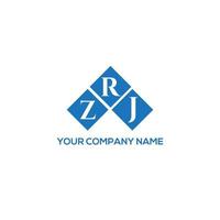 zrj brev logotyp design på vit bakgrund. zrj kreativa initialer bokstavslogotyp koncept. zrj bokstavsdesign. vektor