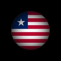 Land Liberia. Liberia-Flagge. Vektor-Illustration. vektor