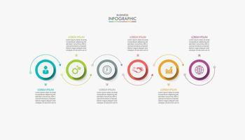 Präsentationsgeschäft Infografik Vorlage vektor