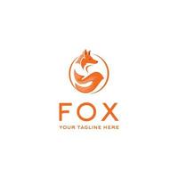 Fuchs-Logo-Design, Tiere Fuchs-Logo-Vorlage. geeignet für Ihre Designanforderungen, Logos, Illustrationen, Animationen usw.