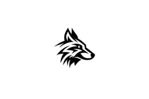 Wolf-Vektor-Logo vektor