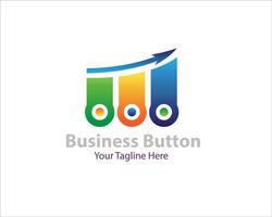 Financial-Up-Logo-Designs und Business-Rate-Logo vektor