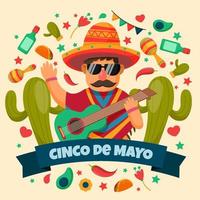 cinco de mayo-konceptet vektor