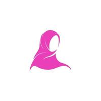 hijab logo symbol illustration design vektor