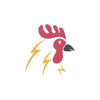 Huhn Tier Symbol Logo Design Illustration Vorlage Vektor