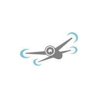 Drohnensymbol Logo Design Illustrationsvektor vektor