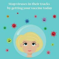 förespråkande av att använda vaccin som ett sätt att förhindra virusinfektioner vektor