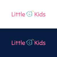 einfaches Baby-Kinder-Logo vektor