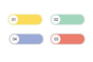 Infografik-Etikettenvorlage mit Symbolen. Schritte. Infografiken für Geschäftskonzept. kann für Infografiken, Flussdiagramme, Präsentationen, Websites, Banner, gedruckte Materialien verwendet werden. vektor