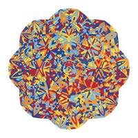 neues abstraktes Bild mit Kaleidoskop vektor