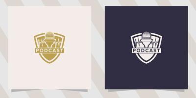 Podcast-Logo-Design-Vorlage