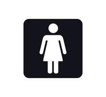 Menschen-Symbol, WC-Schild-Vektor-Logo-Vorlage vektor