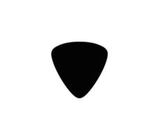 gitarr pick ikon vektor logotyp formgivningsmall