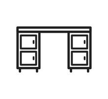 Kabinett-Symbol Vektor-Logo-Design-Vorlage vektor
