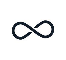 Infinity-Symbol Vektor-Logo-Design-Vorlage vektor