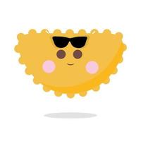 Emoji mit Brille vektor