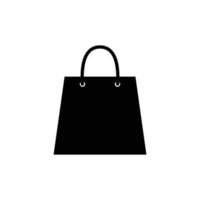 Einkaufstasche-Symbol. einkaufstaschendesignillustration, einkaufstascheneinfaches zeichen. Einkaufstasche-Logo-Design. vektor