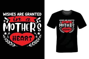 mamma t-shirt design, vintage, typografi vektor