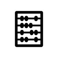 Illustration des manuellen Taschenrechners, Mathe-Symbol. vektor