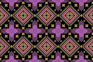 geometrische ethnische orientalische traditionelle pattern.figur tribal stickerei style.design für hintergrund, tapete, kleidung, verpackung, stoff, vektorillustration vektor