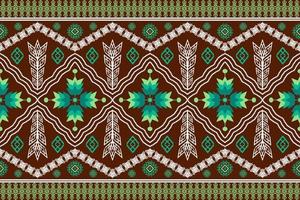 geometriska etniska orientaliska traditionella pattern.figure tribal broderi style.design för bakgrund, tapeter, kläder, omslag, tyg, vektorillustration vektor