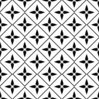 schwarz weiß asiatisch floral ethnisch geometrisch vektor
