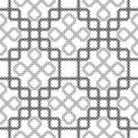 schwarz-weißes ethnisches geometrisches Muster vektor