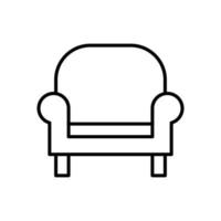 Sofa isolierte Symbol-Design-Vorlage vektor