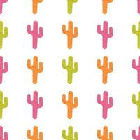 sömlösa mönster med kaktus. vektor