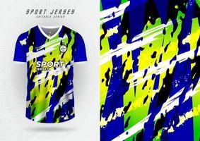 mockup bakgrund för sport jersey, akvarell mönster vektor