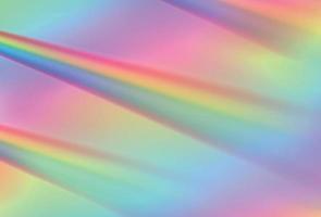 regnbågsprisma flare lins realistisk effekt. vektor illustration av ljus brytning textur