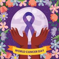 Welttag der Krebsüberlebenden vektor