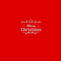 god jul gratulationskort, banner, affisch. vintage bakgrund med typografi och element vektor