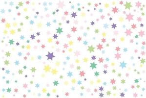 färgglada och flerfärgade ramdon stjärna vektor. färgglad bakgrund av stjärnor, konfetti. fester, festligheter, textilier. vektor