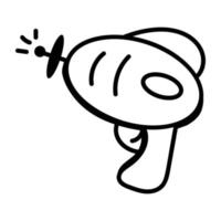 redo att använda doodle ikonen för rymdpistol vektor