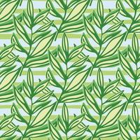modernt djungelblad seamless mönster. tropiskt mönster, palmblad sömlösa. exotisk växt bakgrund. vektor