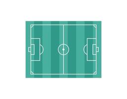 fotbollsplan. toppvy. markering av fält för fotbollsspel. platt vektor isolerade illustration