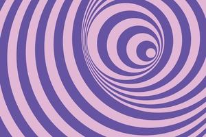 violette zweifarbige radiale hypnotische spiralen dekorativer hintergrund im abstrakten stil vektor