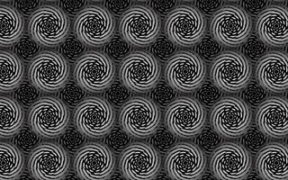 schwarz-weißes abstraktes Designmuster, nahtlose einfarbige Hintergrundrosen. vektor