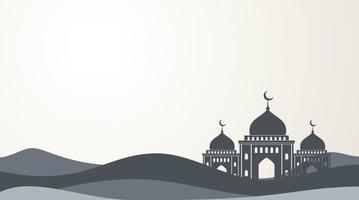 islamischer hintergrund. Eid Mubarak-Hintergrund. Ramadan-Kareem-Hintergrund. vektor