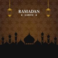 enkel och elegant ramadan bakgrund, islamisk bakgrund vektor